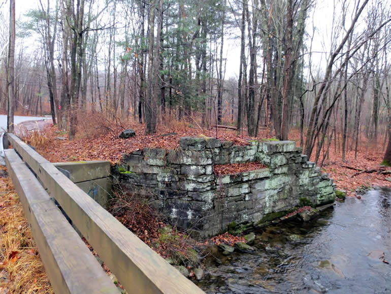 Bridge Abutments over Pond Brook 2