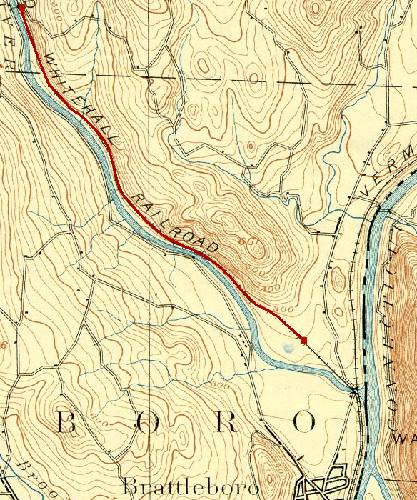 West River Railroad Map