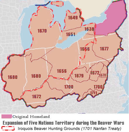 Beaver Wars Map